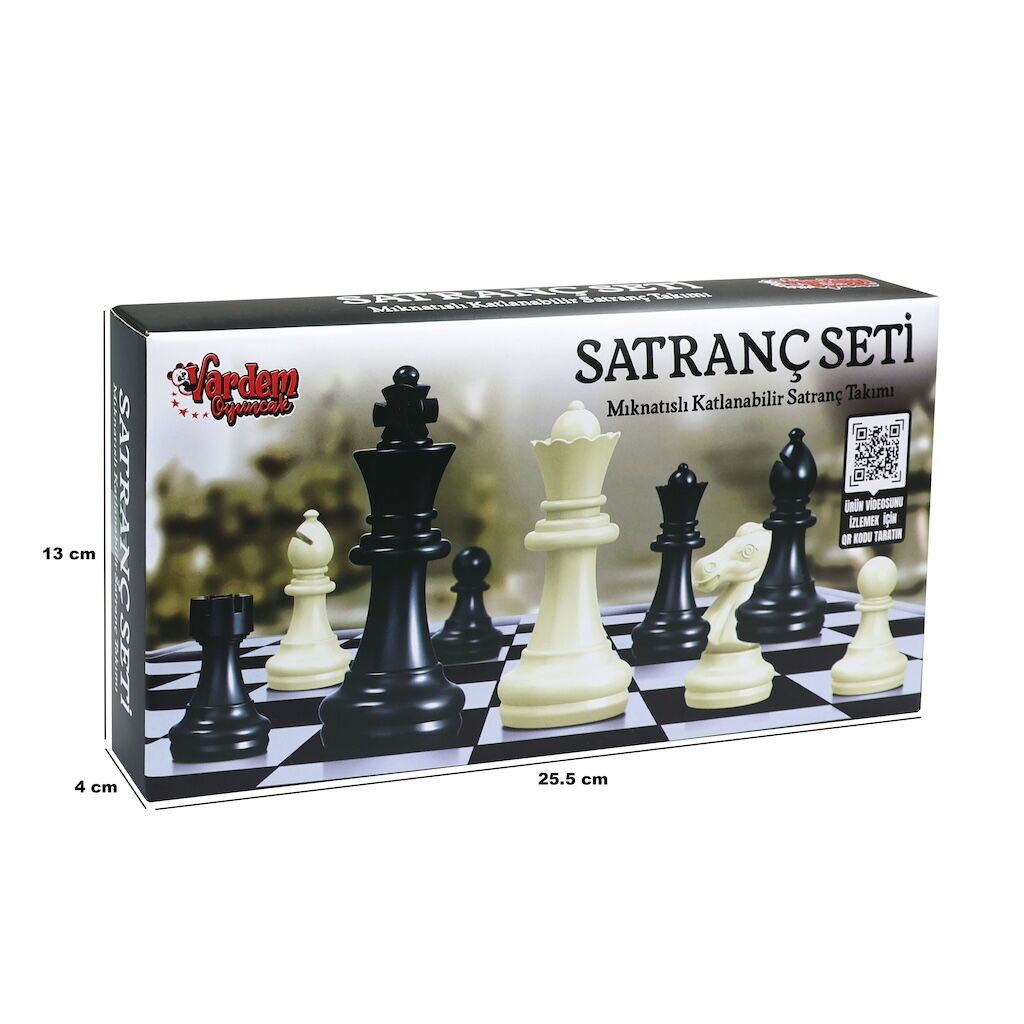 KUTUDA MIKNATISLI SATRANÇ KATLANABİLİR KL.24