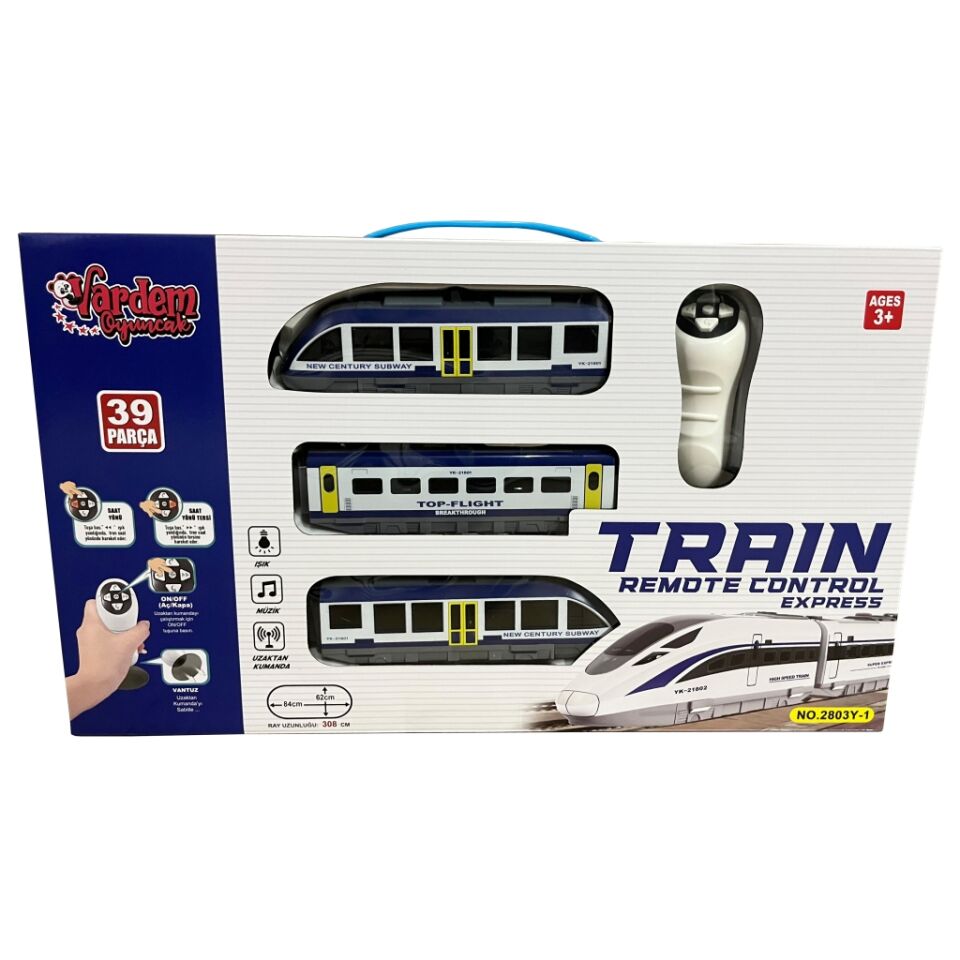 39 PCS KUMANDALI TREN IŞIKLI VE SESLİ KL.12