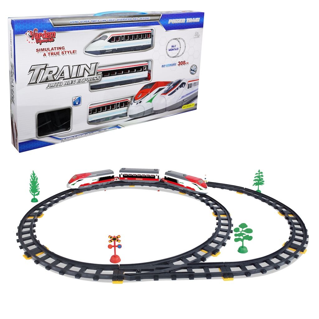 308 CM IŞIKLI HIZLI TREN SETİ KL.18