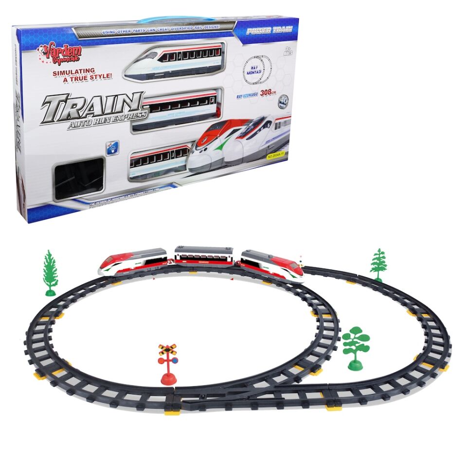 308 CM IŞIKLI HIZLI TREN SETİ KL.18
