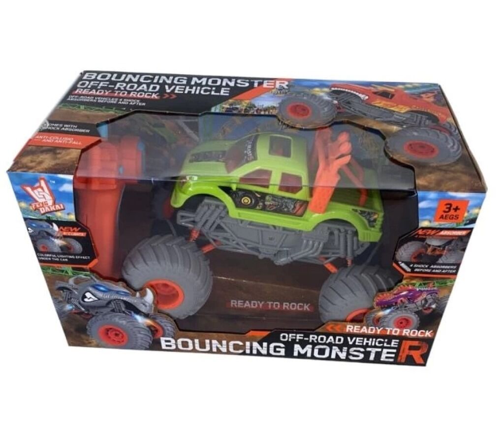 BOUNCİNG MONSTER KUMN. ŞARJLI CANAVAR ARABA KL.12