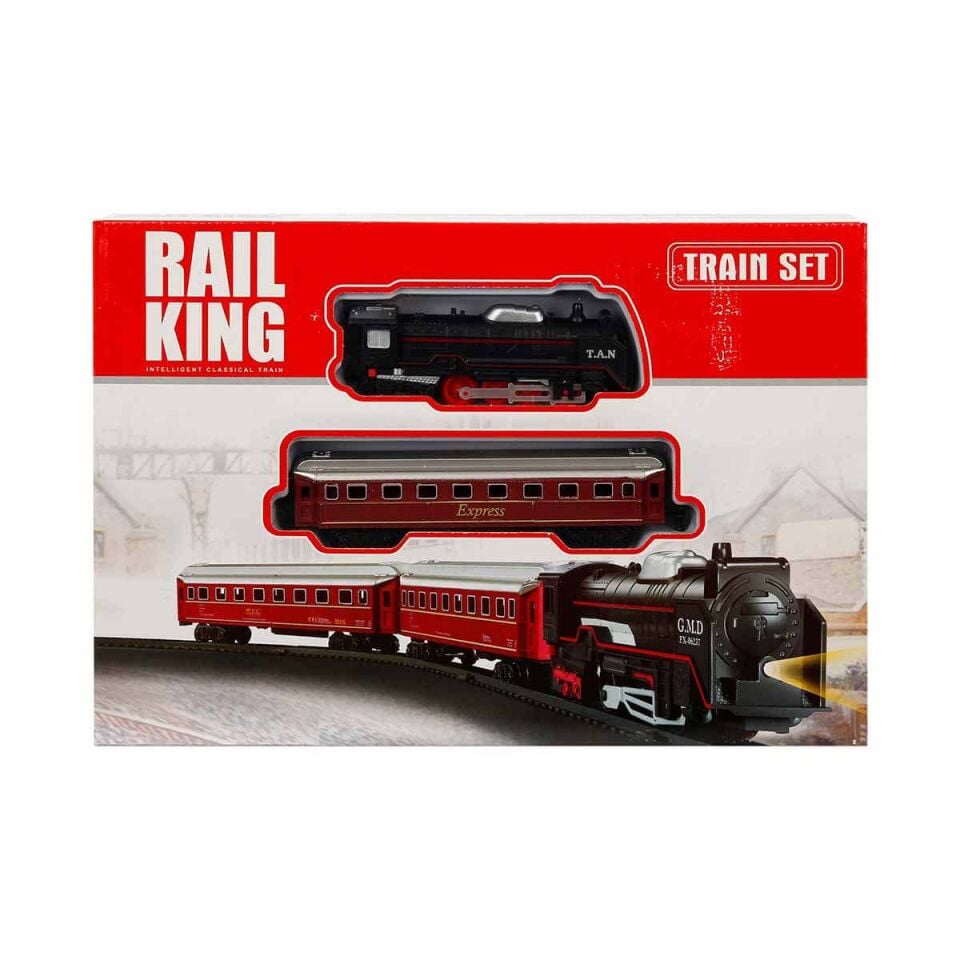 KUTUDA RAİL KİNG PİLLİ TREN SETİ KL.48