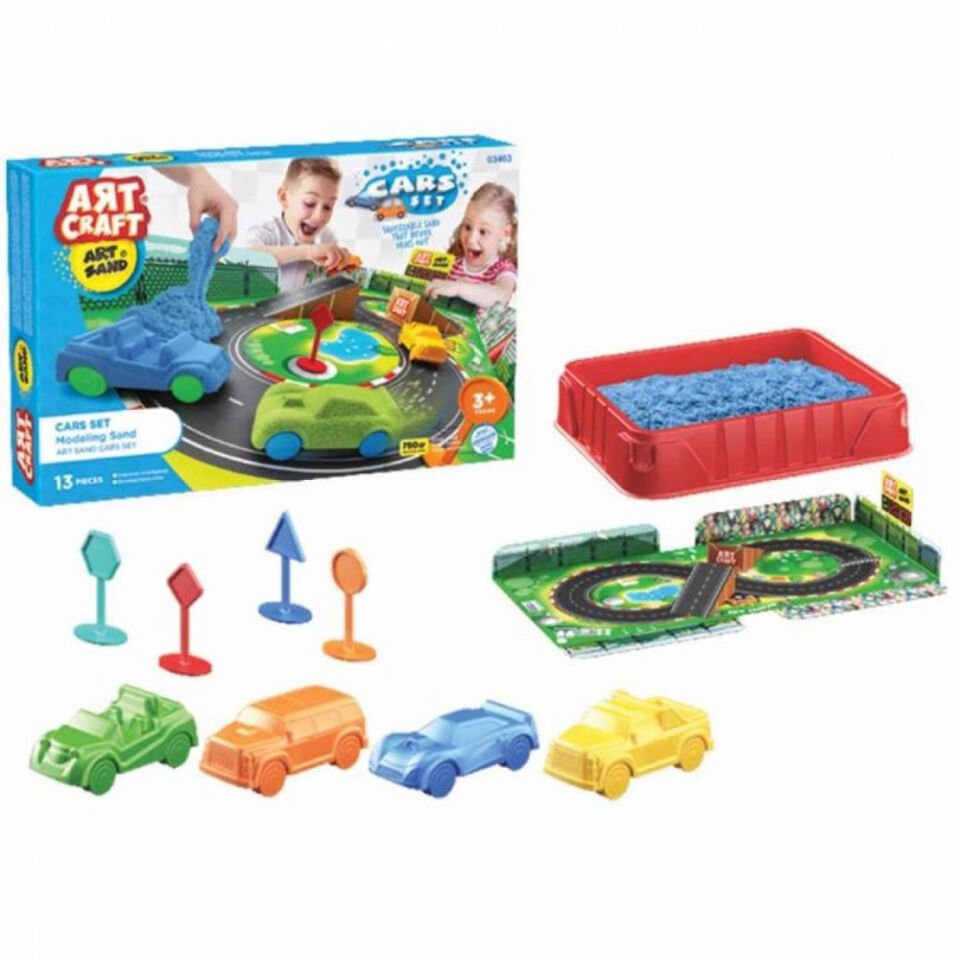 ARABALAR SETİ KİNETİK KUM 750 GR