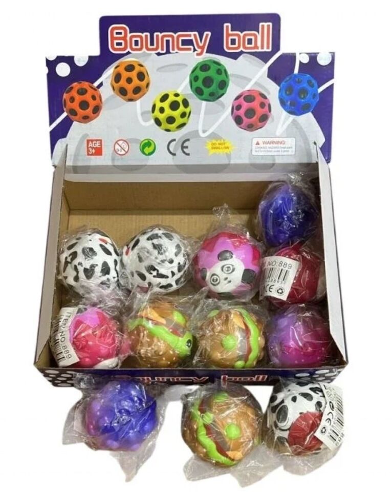BOUNCY BALL STRES TOPU PK:12 KL.384