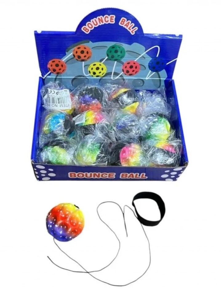 BOUNCE BALL İPLİ STRES TOPU PK:12 KL.504