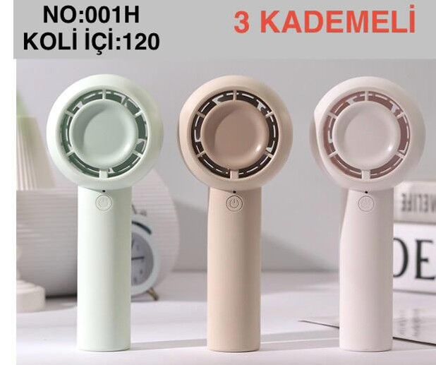 HANDHELD MİNİ FAN 3 KADEMELİ ŞARJLI KL.120