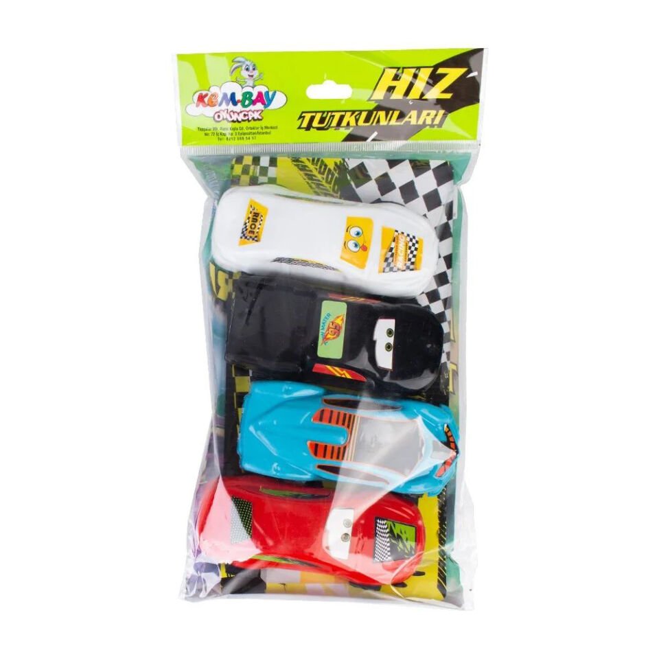 POŞETTE 4 LÜ ARABA HIZ TUTKUNLARI KL.115