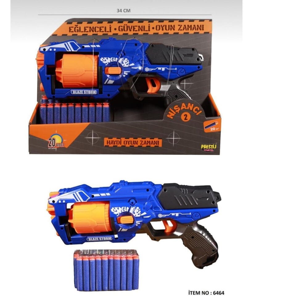 NİŞANCI 2 PİSTONLU NÖRF SİLAHI KL.40