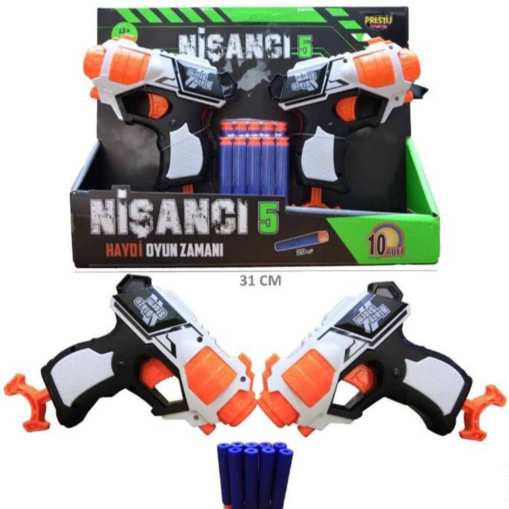 NİŞANCI 5 ÇİFTLİ MİNİ NÖRF TABANCA KL.48