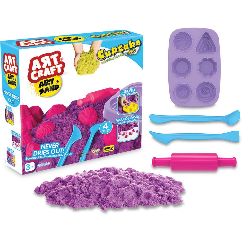 500 GR ARTSAND KAP KEK KUM SETİ