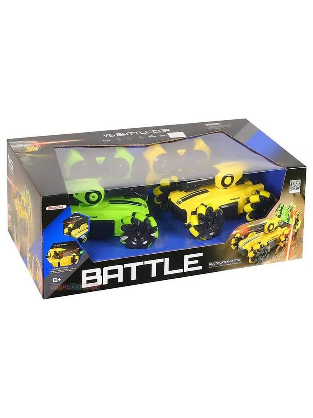 BATTLE ÇİFTLİ AKROBAT TANK ARABA 2.4 GHZ ŞARJ KL12