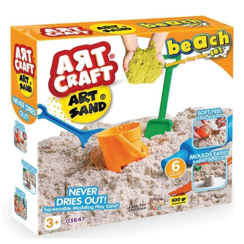 500 GR ARTSAND PLAJ KUM SETİ KL.12