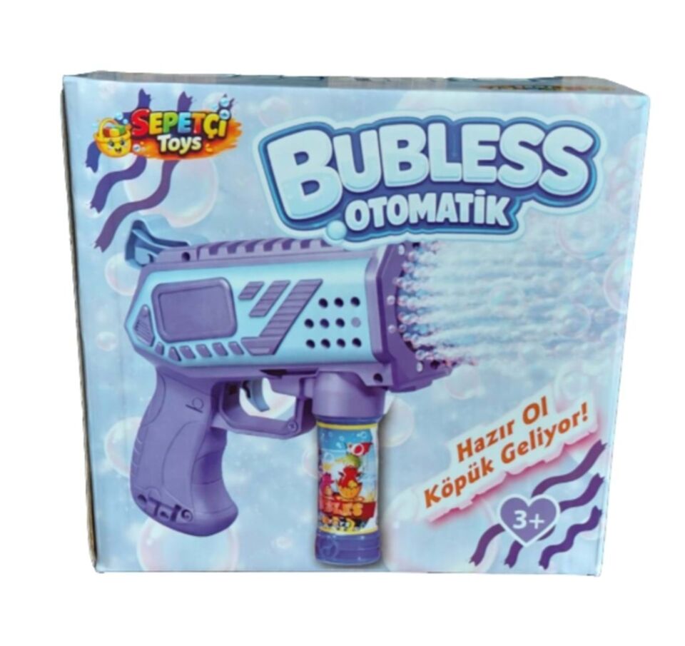 BUBLESS MAVİ OTOMATİK KÖPÜK TABANCASI KL.48