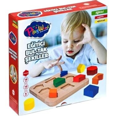 KUTUDA AHŞAP EĞİTİCİ BULTAK ŞEKİLLER KL.24