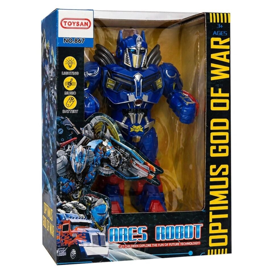 ARES ROBOT PİLLİ IŞIKLI MÜZİKLİ KL.18