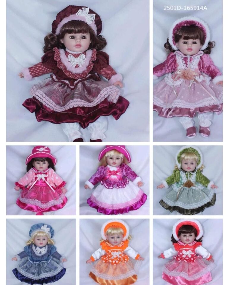 PVC DE 16 İNÇ GÜZEL YÜZLÜ BEBEK KL.24