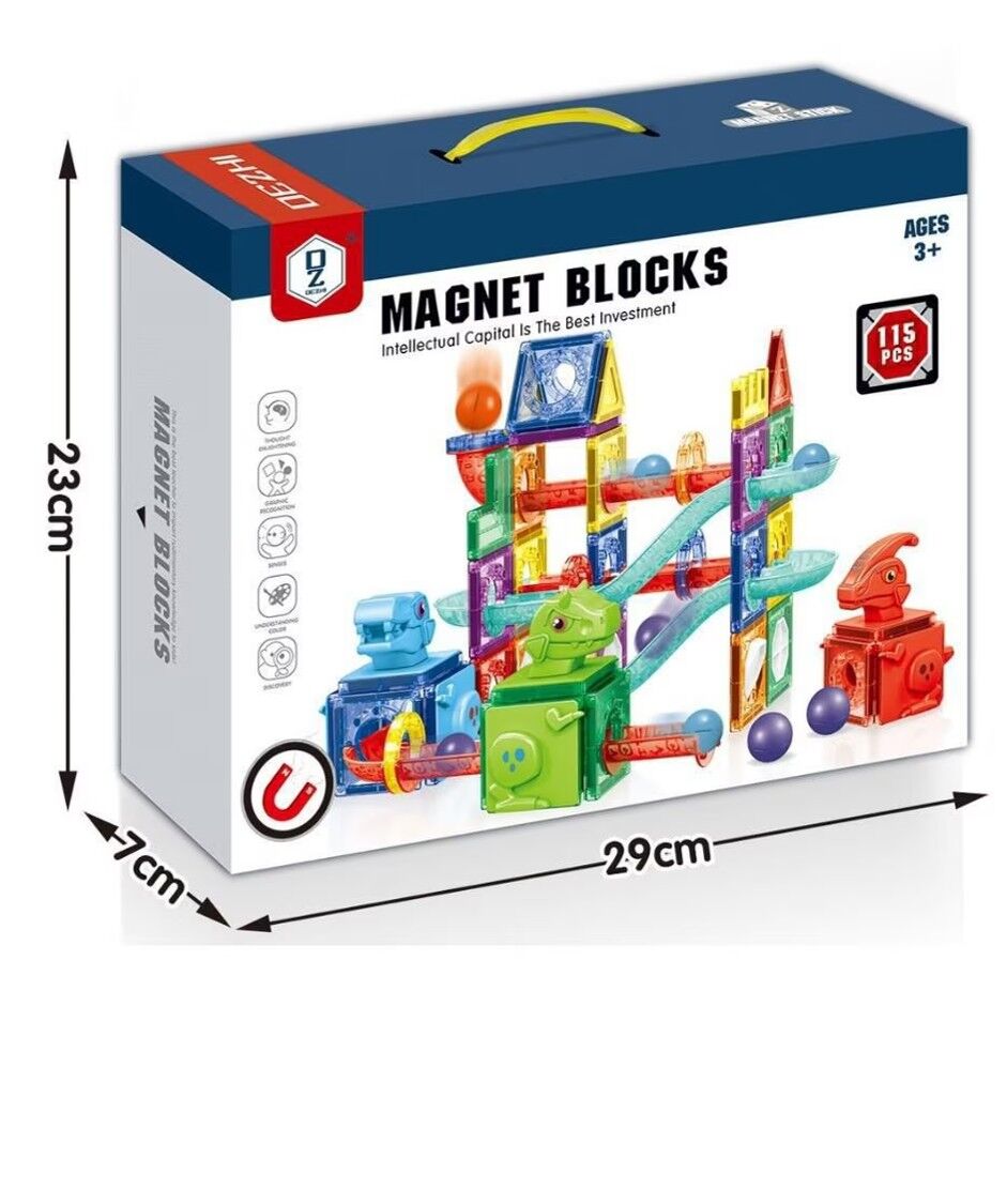MAGNET BLOCKS 115 PARÇA MANYETİK BLOKLAR KL.24