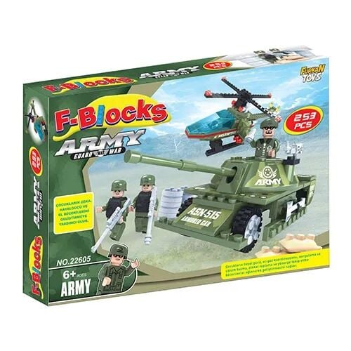 F BLOCKS ASKER SETİ 253 PARÇA KL.12