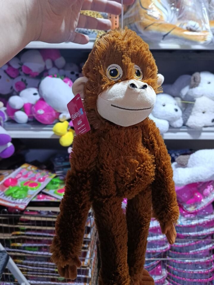 50 CM PUNCH MAYMUN PELUŞ KAHVERENGİ