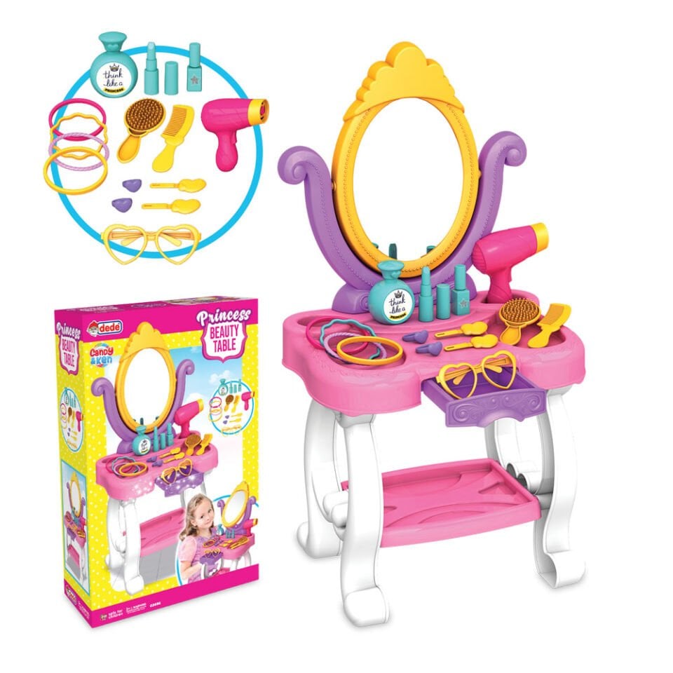 KUTULU PRENSES GÜZELLİK MASASI KL.8