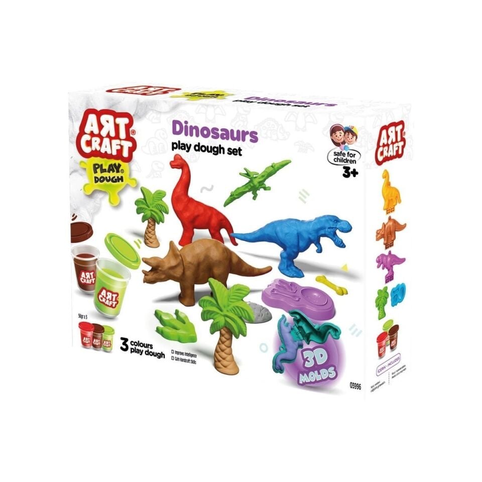 ART CRAFT DİNAZORLAR HAMUR SET KL.12