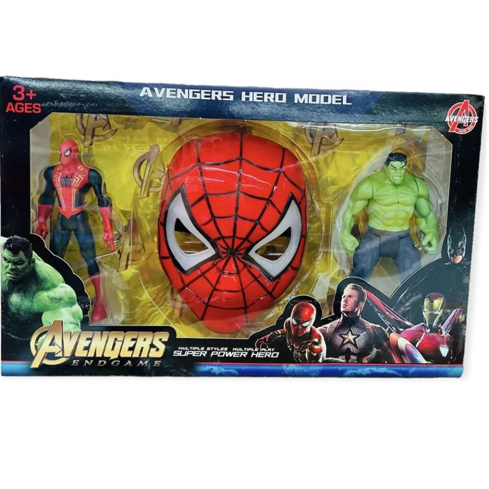 KUTULU IŞIKLI MASKELİ 2 Lİ  KARAKTER KL.36