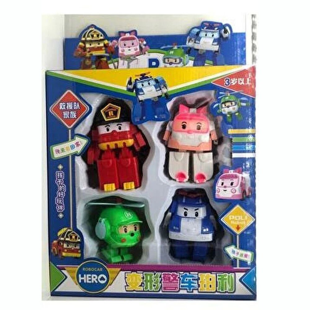 KUTUDA 4 LÜ TRANSFORMERS POLİ SET (335A) KL.24