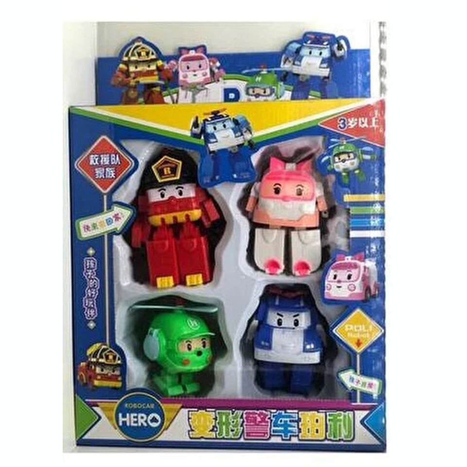 KUTUDA 4 LÜ TRANSFORMERS POLİ SET (335A) KL.24