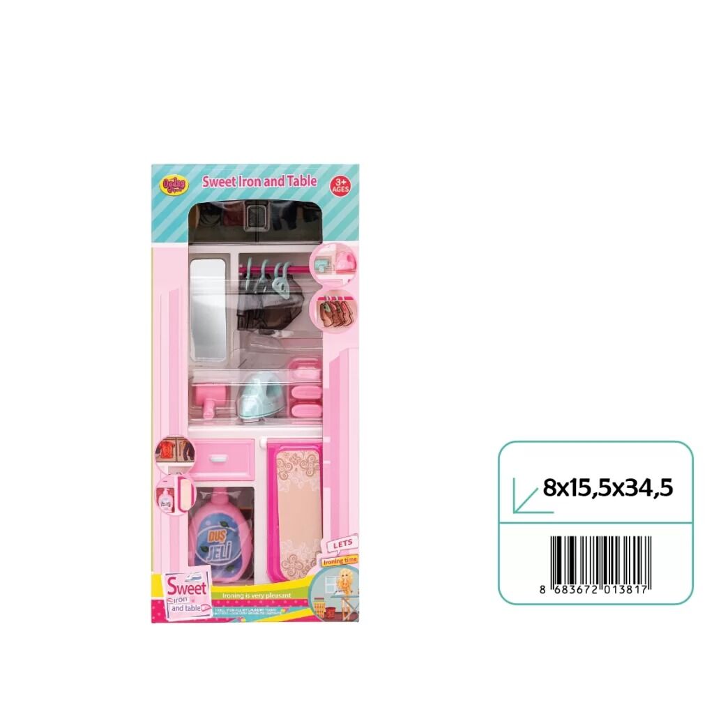 02381 KUTUDA ÜTÜ MASALI DOLAP SETİ KL.36