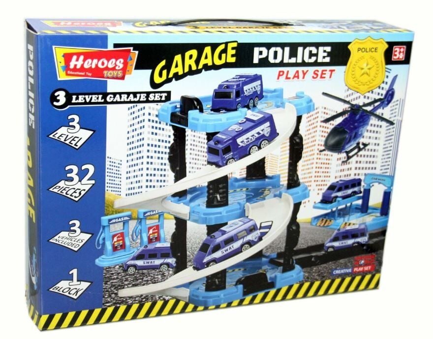HEREOS POLİS 3 KATLI OTOPARK SETİ KL.12