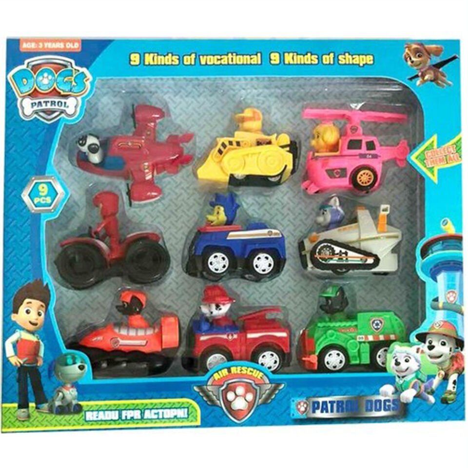 KUTUDA 9 LU PAW PATROL SETİ KL.48