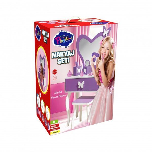 KUTUDA AHŞAP MAKYAJ SETİ KL.3