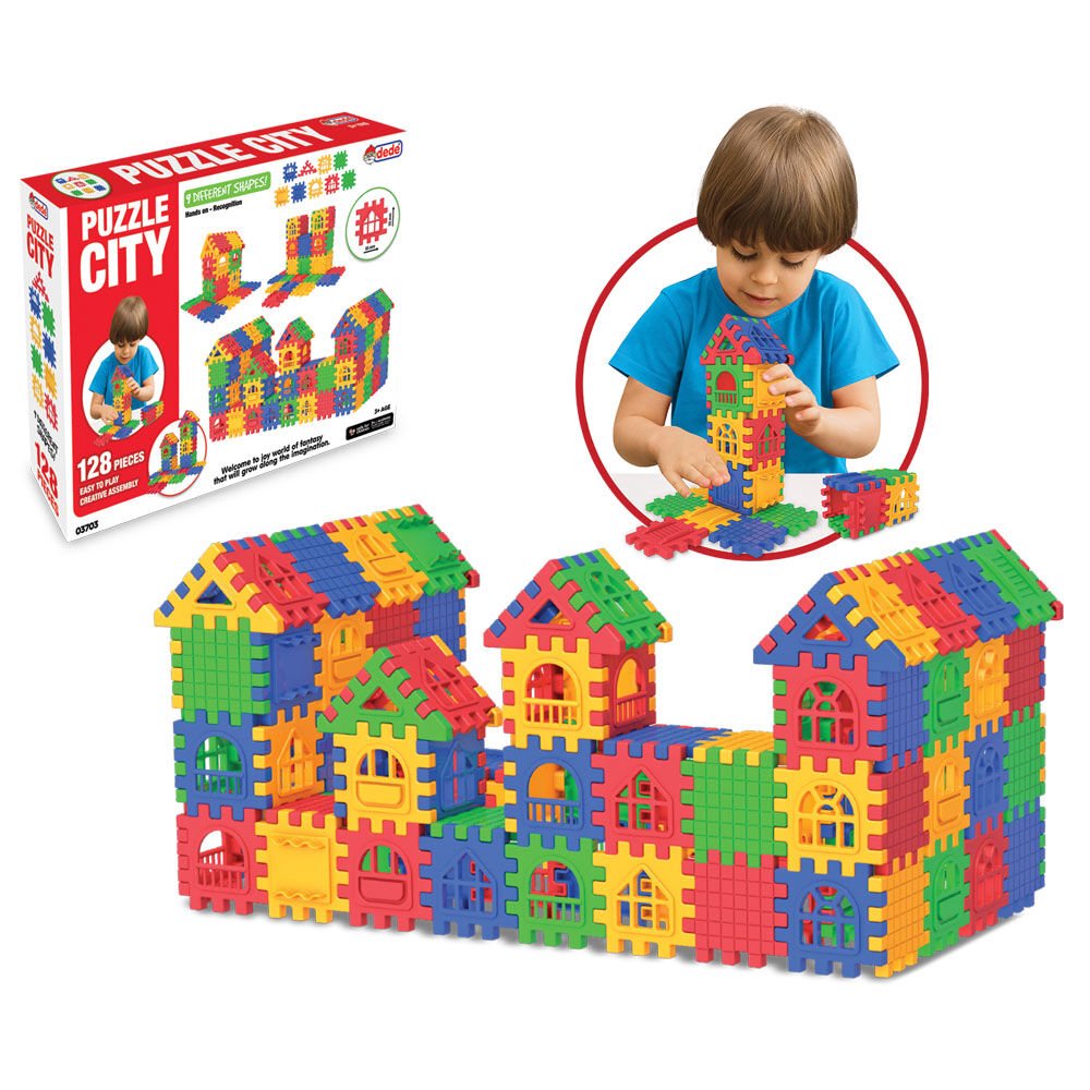 KUTUDA PUZZLE CİTY 128 PARÇA KL.12