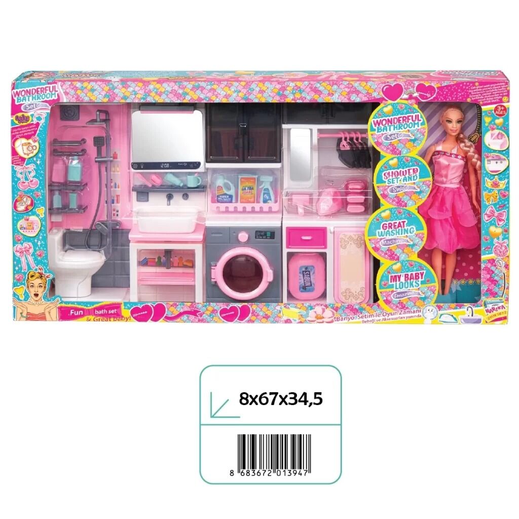 02394 4 LÜ DOLAP SETİ BEBEKLİ KL.8