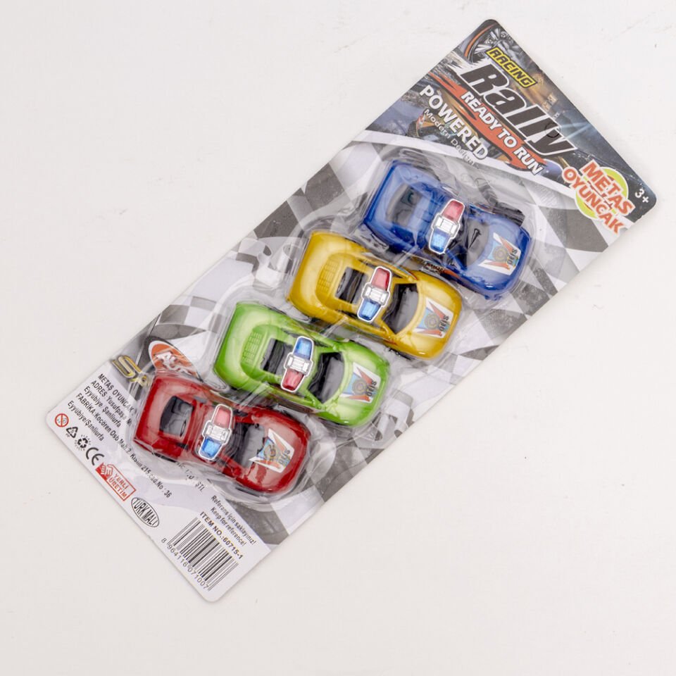 KARTELA 4 LÜ ÇEK BIRAK MİNİ ARABA KL.240