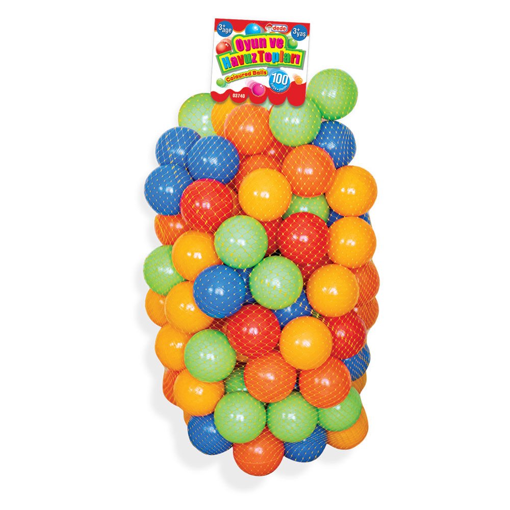 FİLEDE 7 CM 100 LÜ HAVUZ TOPU DEDE KL.9