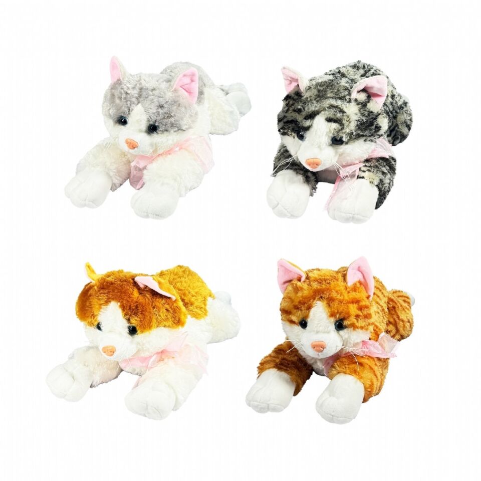 46 CM PELUŞ KEDİ MÜZİKLİ 4 ASORTİ KL.30