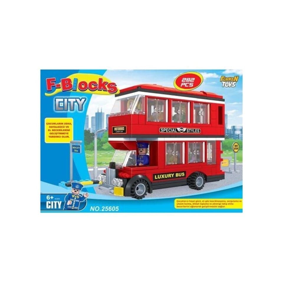 F BLOCKS CİTY SERİ 282 PARÇA KL.12