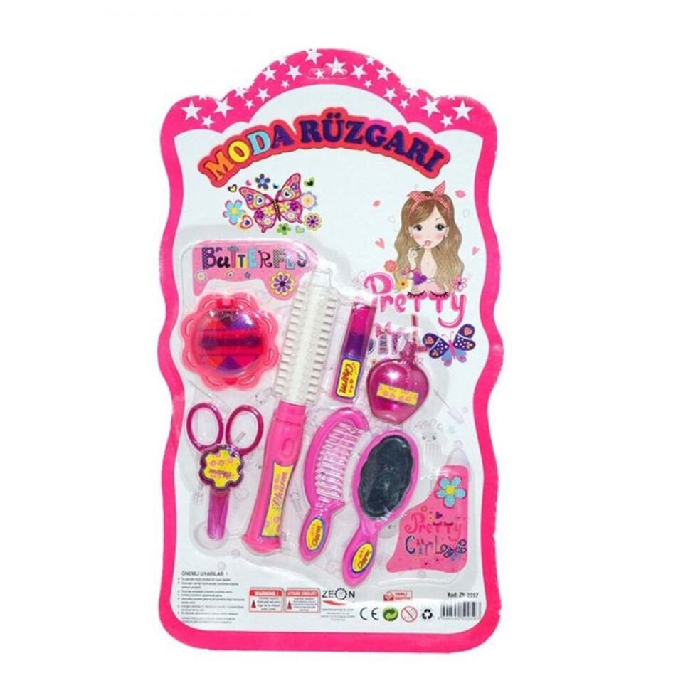 KARTELA UZUN TARAKLI MAKYAJ SET KL.96