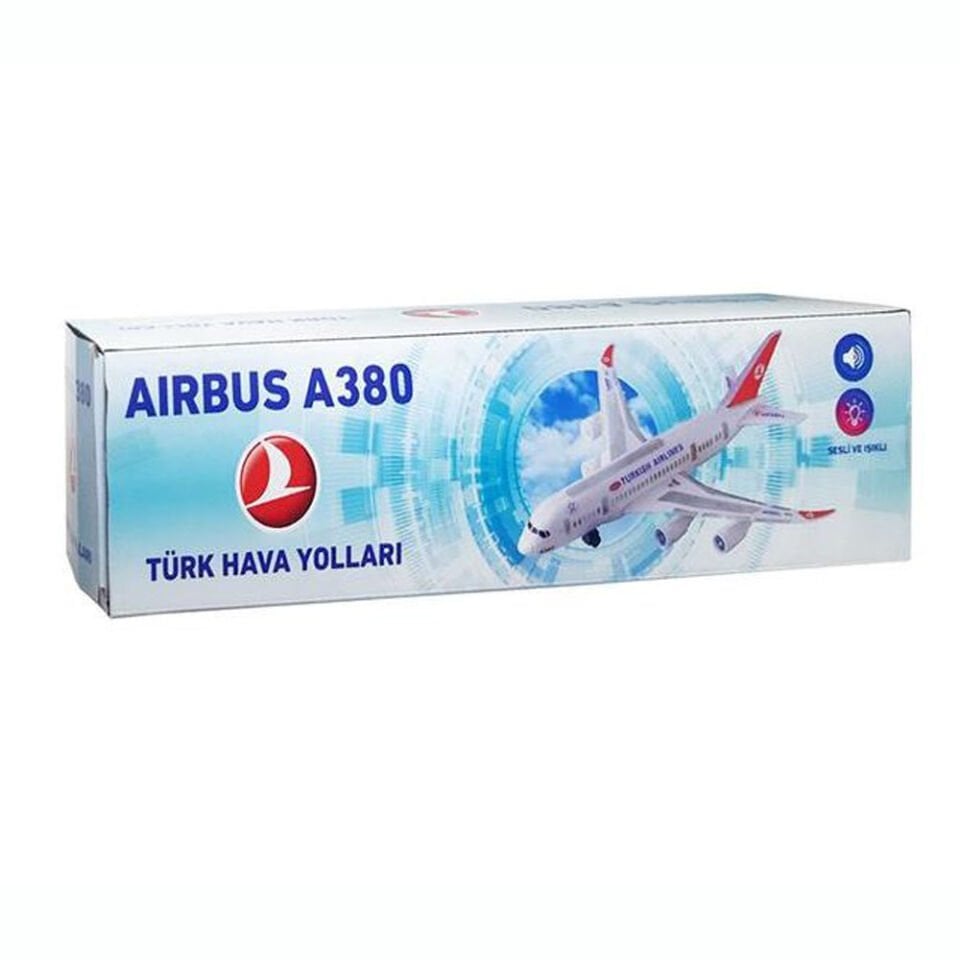KUTUDA A380 THY UÇAĞI IŞIKLI MÜZİKLİ KL.40