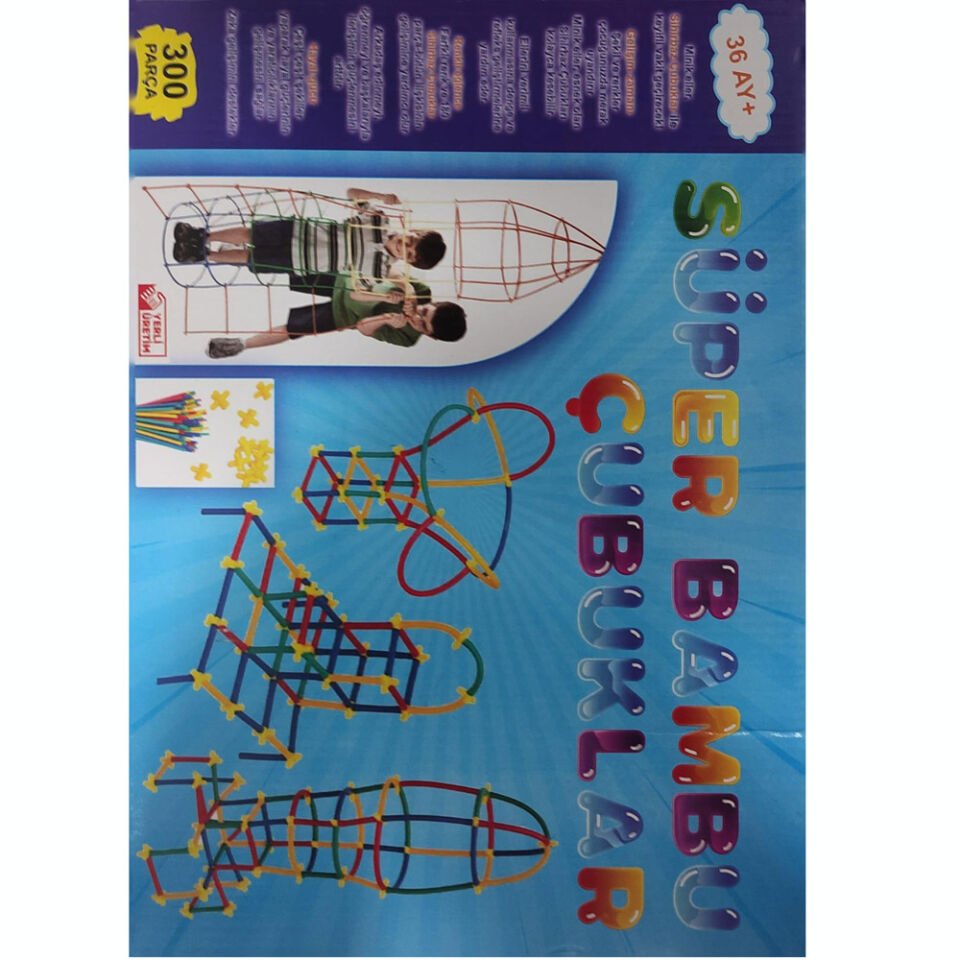 BAMBU ÇUBUKLAR 300 PARÇA (EA OYUNCAK)