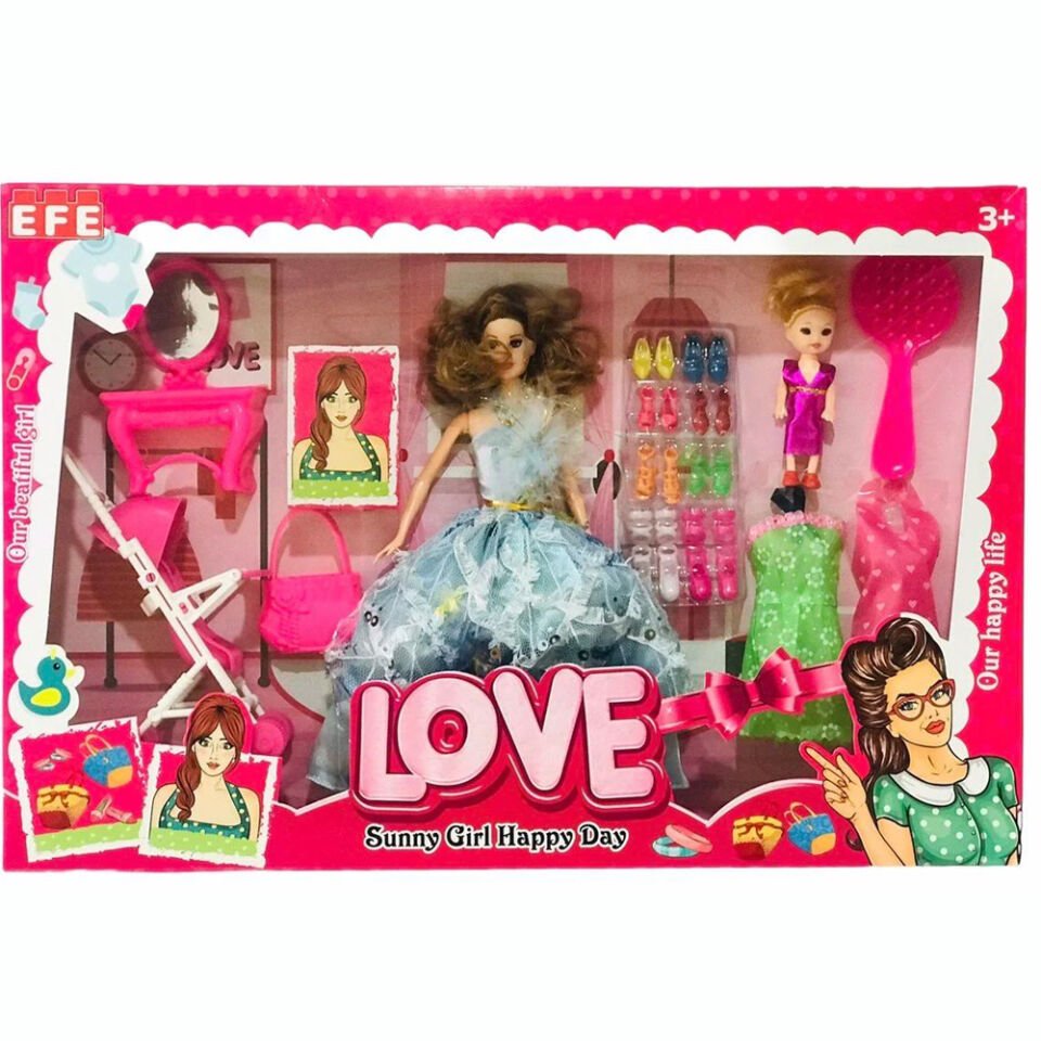 PUSETLİ AKSESUARLI LOVE BEBEK KL.25