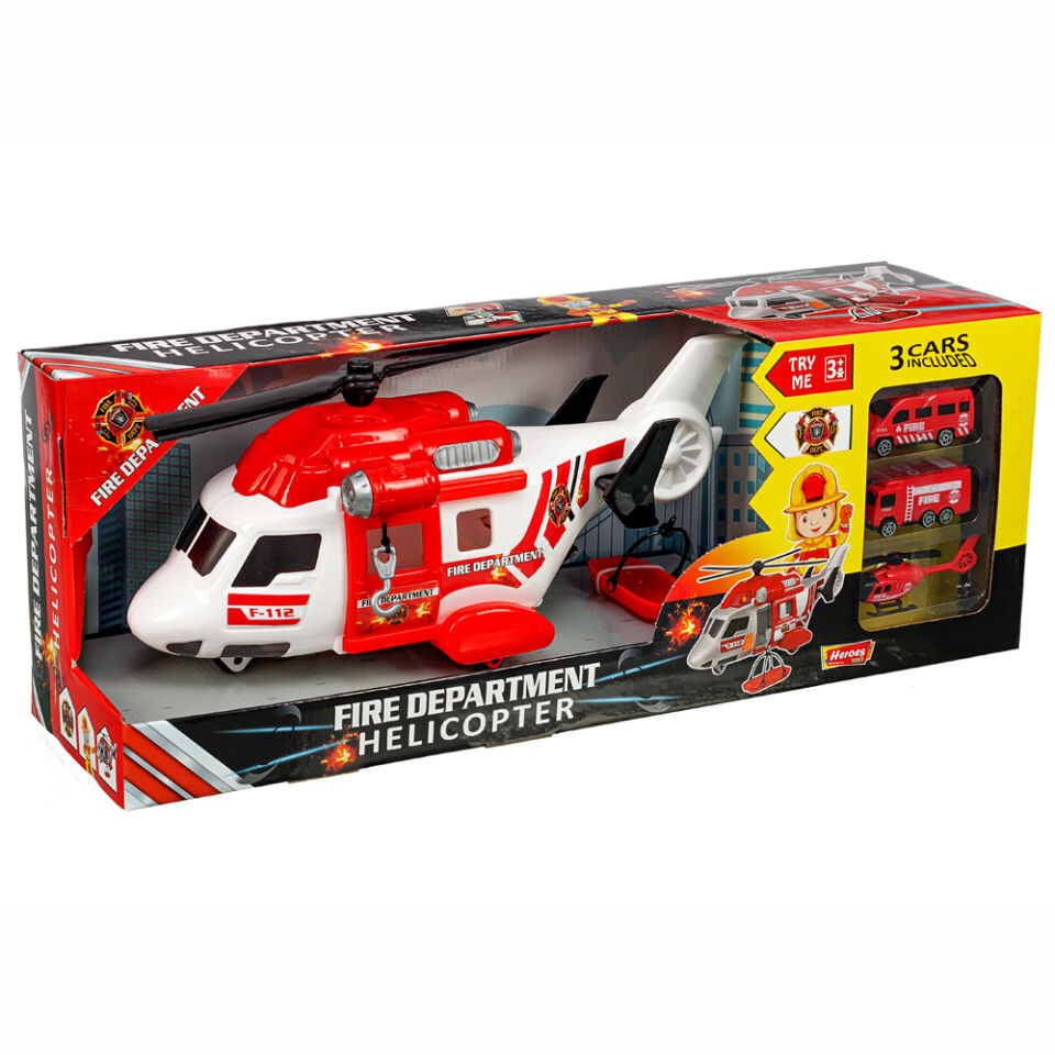 HELİKOPTER İTFAİYE SETİ ARABALI KL.12