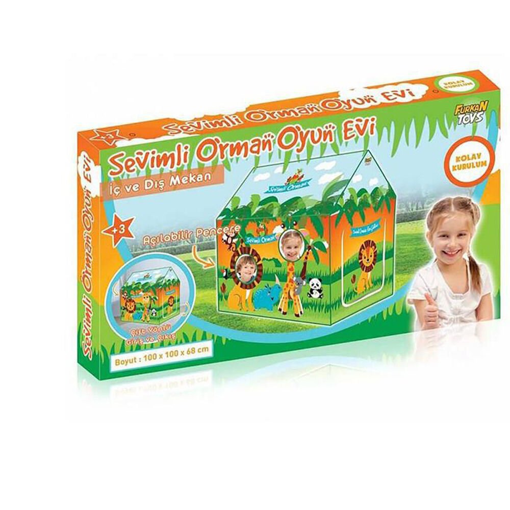 HOMY SEVİMLİ ORMAN OYUN EVİ ÇADIR KL.18