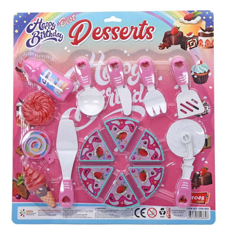 HEREOS TOYS KARTELA BÜYÜK PASTA SETİ KL.47