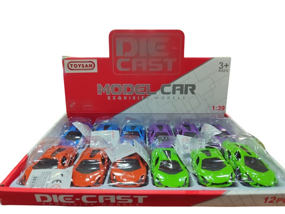 3903-2 ÇEK BIRAK ARABA 12 Lİ DİSPLAY KUTUDA PK:12 KL.144