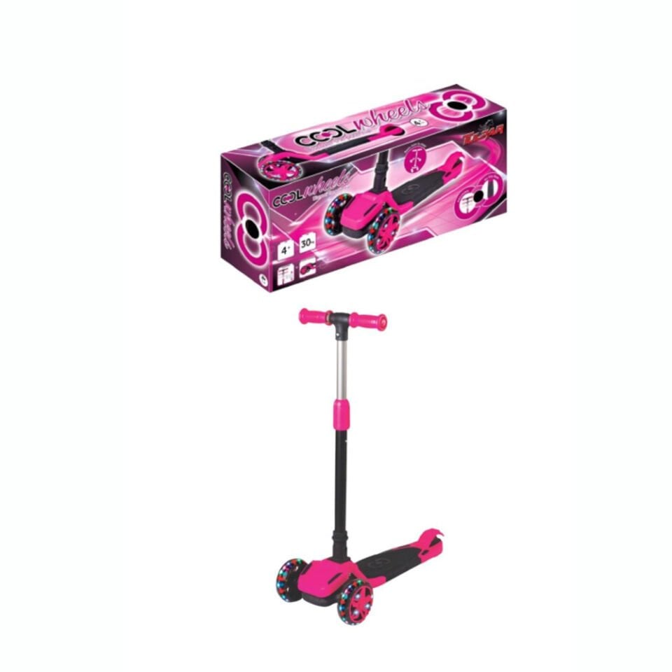 TULPAR PEMBE IŞIKLI KATLANIR SCOOTER KL.6