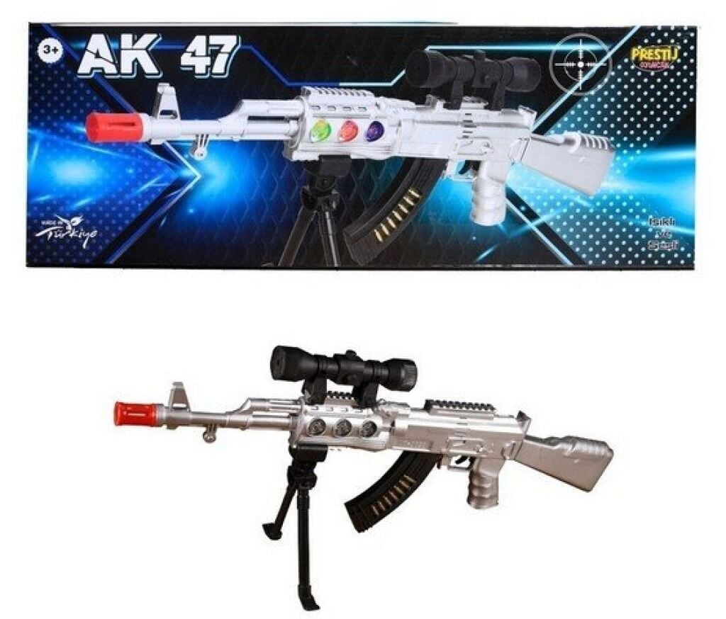 KUTULU AK 47 IŞIKLI PİLLİ TÜFEK KL.48
