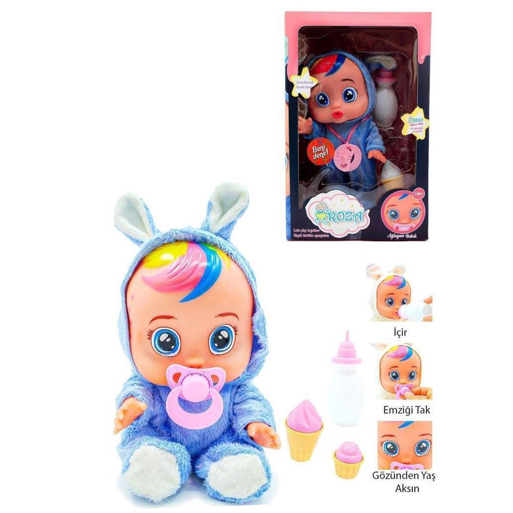 ROZA DONDURMA SETLİ AĞLAYAN BEBEK KL.24