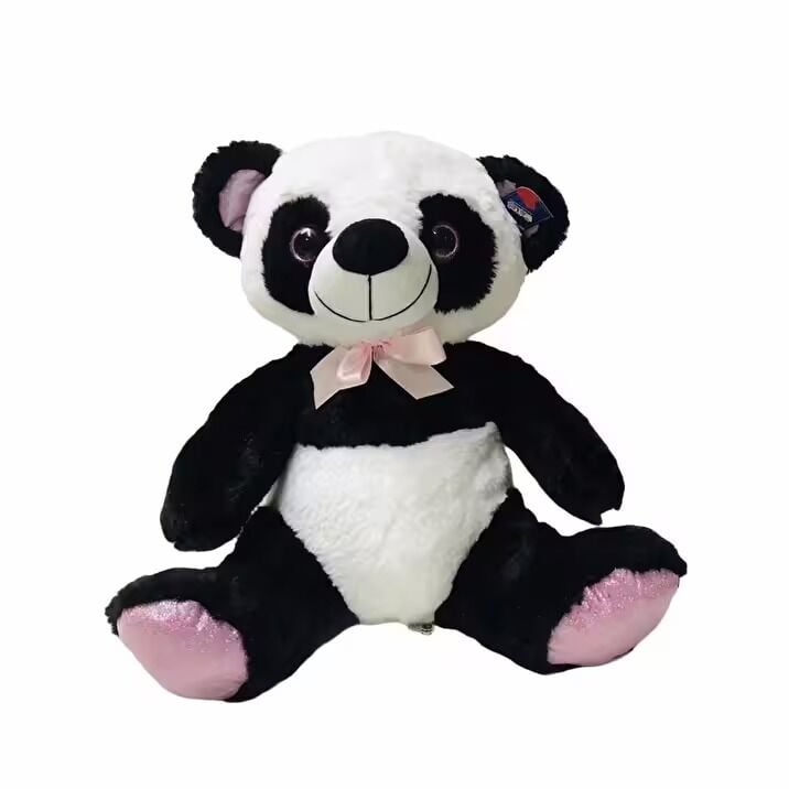 45 CM PARLAK İRİ GÖZLÜ PANDA PELUŞ KL.16